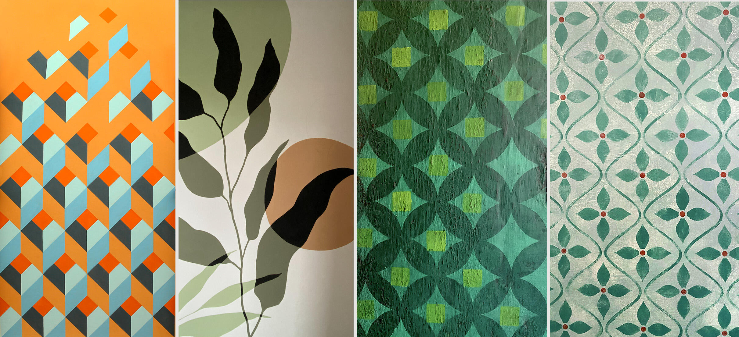 Beabarcas - Decorazioni Pattern decorativi su pareti con diverse texture