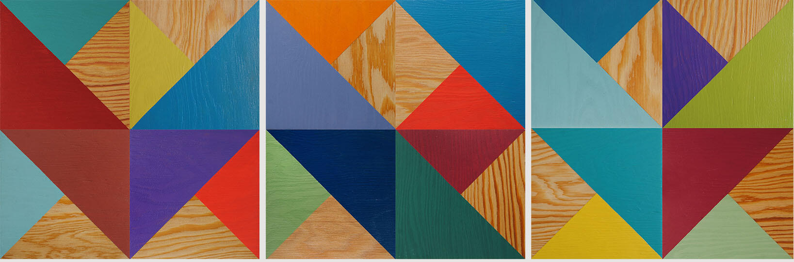 Beabarcas - SoDe + Rob de Matt decorazione a mano su mattonelle di legno wooden tiles