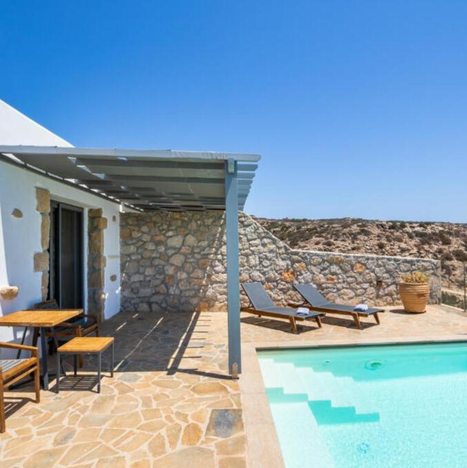 Beabarcas - Sophie Wellness Suite Karpathos - Grecia decorazione di pannelli in legno per le ville del complesso Sohie Wellness Suites a Karpathos in Grecia